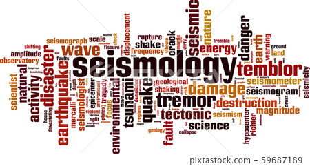Seismology word cloud Seismology word cloud 59687189