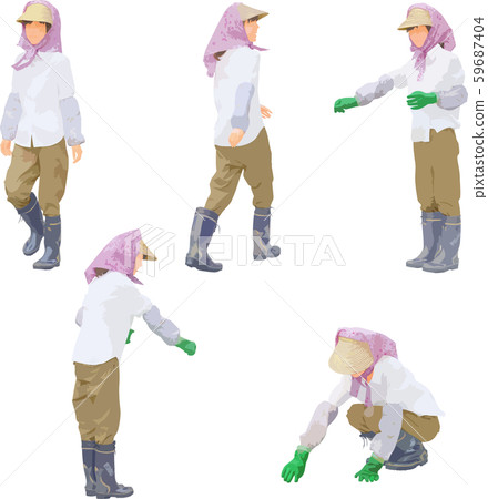 A female female worker 59687404