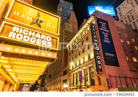 "New York" Broadway musical venue, Times Square 59689081