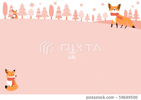 Illustration, fox 59689500