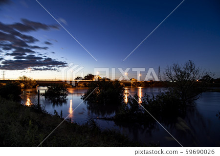 櫻川颱風19 2019年的夜景 59690026