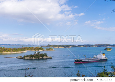 從Tamon山的松島的視圖 59690278