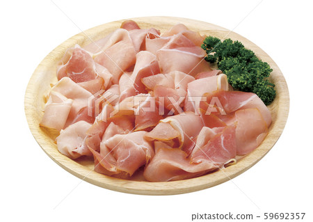 Raw ham cut off 01 (with pass) Raw ham cut off 01 (with pass) 59692357