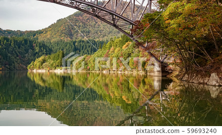 Tadami Line facade in Fukushima,Japan 59693240