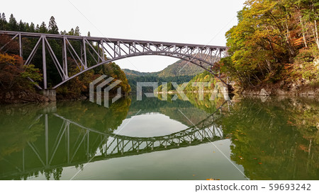 Tadami Line facade in Fukushima,Japan Tadami Line facade in Fukushima,Japan 59693242