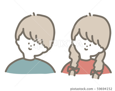 Retro boy and girl 59694152