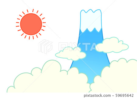 New Year cards Fuji New Year cards Fuji 59695642