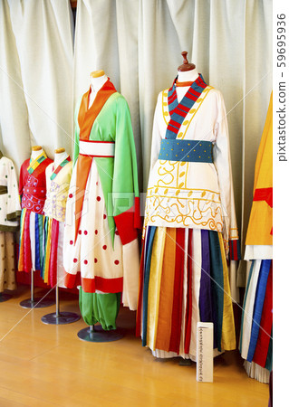 Koryo Shrine traditional costume display 59695936