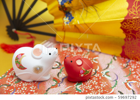 New Year zodiac mouse family 59697292