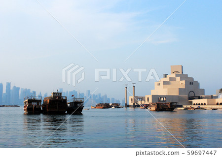 Qatar Museum of Islamic Art and Dhow 59697447