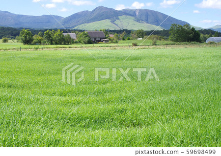 飯田高原牧場和泉水山的風景 飯田高原牧場和泉水山的風景 59698499