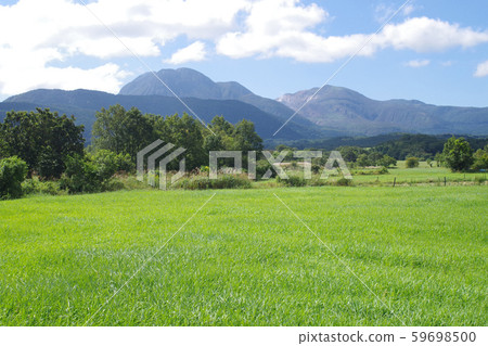 飯田高原牧場和九州山脈 飯田高原牧場和九州山脈 59698500