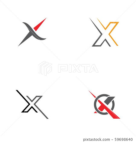 X Letter Logo Template vector icon X Letter Logo Template vector icon 59698640