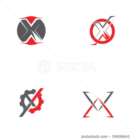 X Letter Logo Template vector icon X Letter Logo Template vector icon 59698642