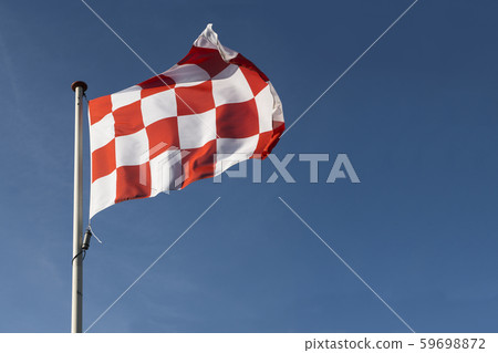 Red and white checkered flag of North Brabant 59698872