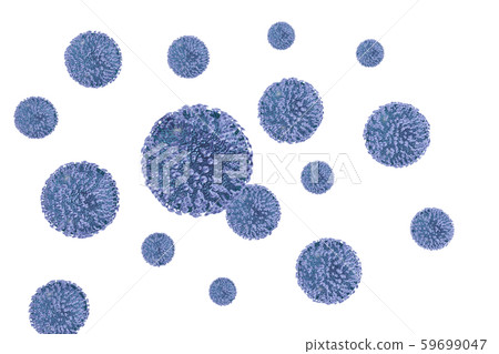 流感(可穿透材料)的插圖 流感(可穿透材料)的插圖 59699047