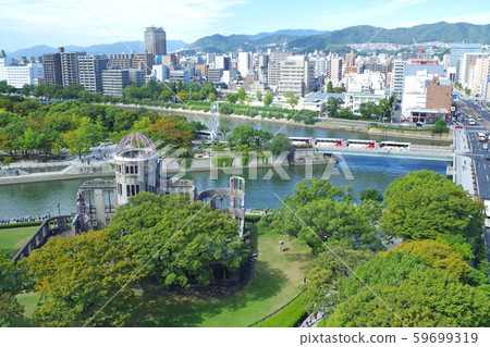從天文台看的廣島和平紀念公園 59699319