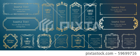 Vintage frame set 59699716