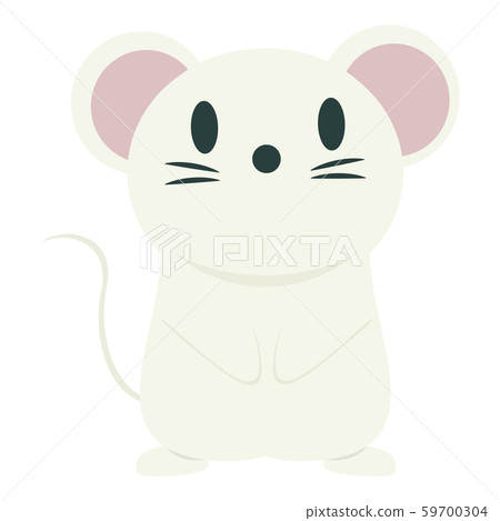 White mouse (Gray color) 03 White mouse (Gray color) 03 59700304
