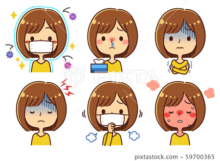 女性，身體不好，感冒 59700365