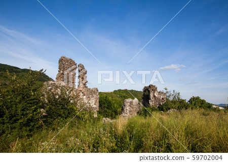 Ruins of castle on Black Mountain in Vinogradovo Ruins of castle on Black Mountain in Vinogradovo 59702004