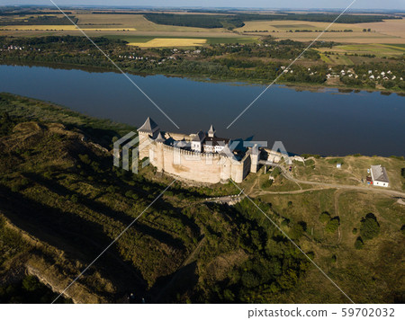 Medieval fortress in the Khotyn town West Ukraine 59702032