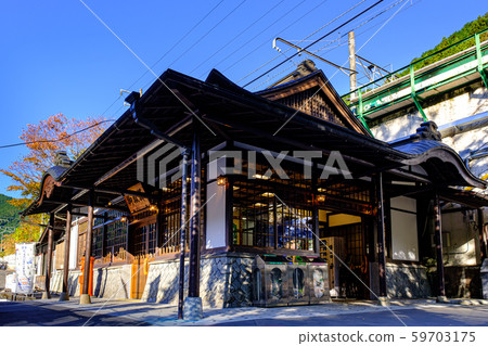 Autumn leaves Ome Line Mitake Station 59703175