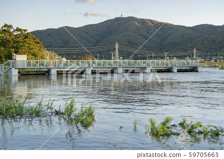 多度部堰2019颱風 59705663