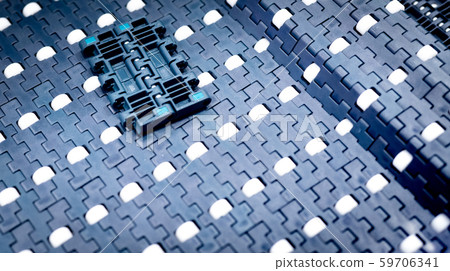 Texture of modular conveyor belt with roller. Texture of modular conveyor belt with roller. 59706341