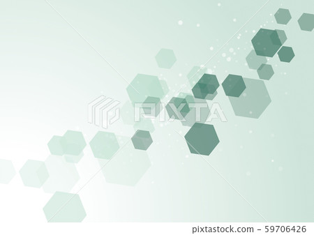 Abstract hexagon background green - Stock Illustration [59706426] - PIXTA