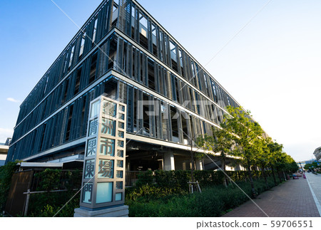Toyosu Market Scenery around the green fruit east gate and parking lot <Toyosu, Koto-ku, Tokyo> Toyosu Market Scenery around the green fruit east gate and parking lot <Toyosu, Koto-ku, Tokyo> 59706551
