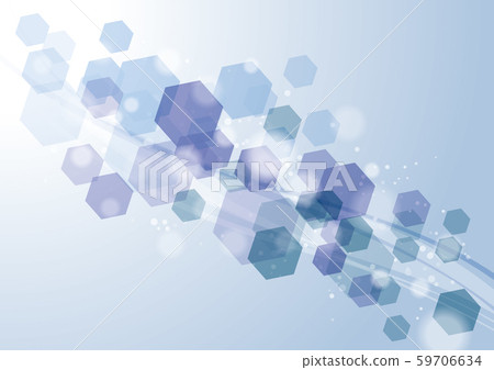Abstract hexagon curve background purple 59706634