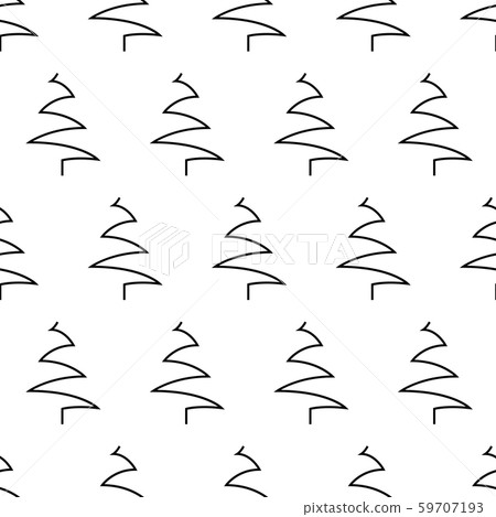 Christmas seamless pattern with christmas tree,... - Stock Illustration ...
