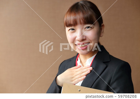 女性銷售保險採訪 女性銷售保險採訪 59708208