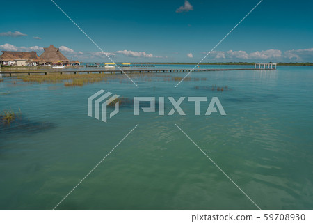 The lake is seven shades of blue The lake is seven shades of blue 59708930