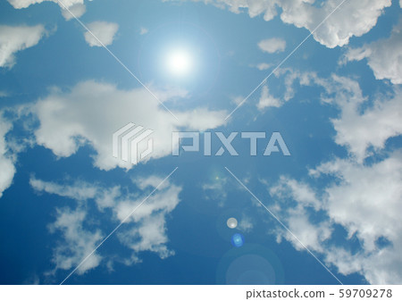 clouds in the blue sky - Stock Illustration [59709278] - PIXTA