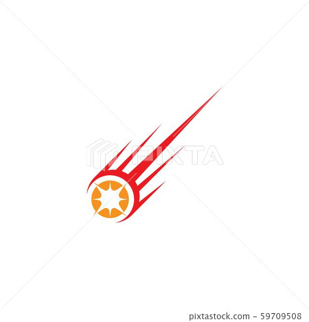 Comet vector icon illustration Comet vector icon illustration 59709508