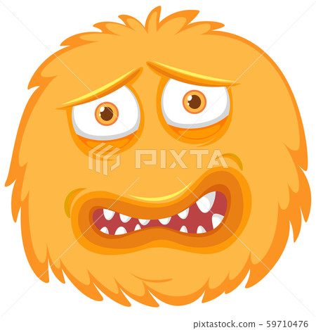 A fear monster face A fear monster face 59710476