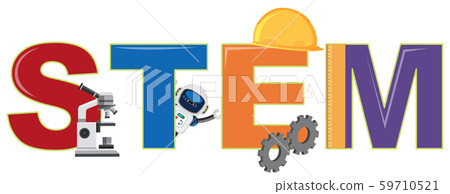 A STEM and element logo A STEM and element logo 59710521