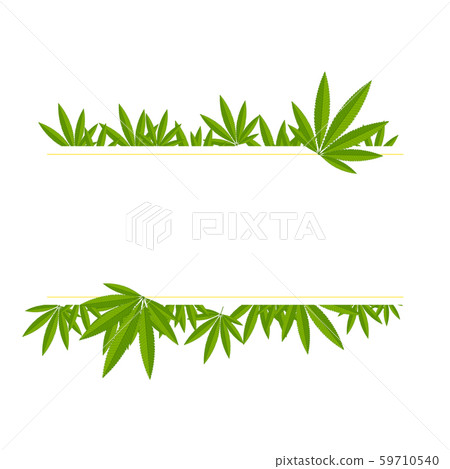 Frame for text from hemp Frame for text from hemp 59710540