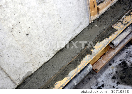 Concrete poured into formwork 59710828