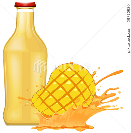 Fresh mango with juice Fresh mango with juice 59710920