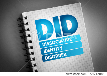 DID - Dissociative Identity Disorder acronym DID - Dissociative Identity Disorder acronym 59712085