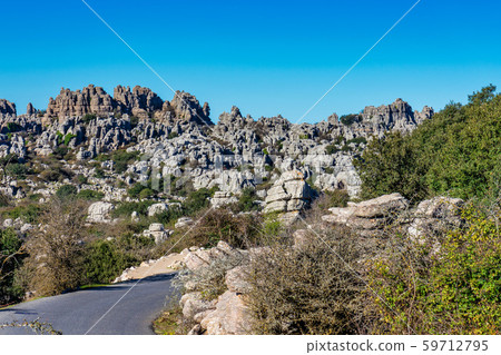 El Torcal de Antequera, Andalusia, Spain, near Antequera, province Malaga. 59712795