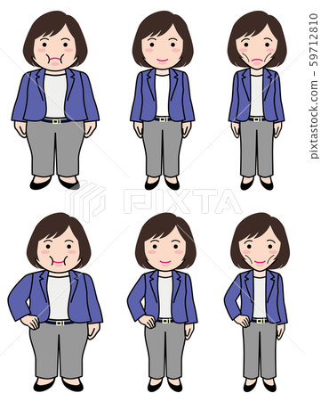 Obesity Standard Lean Business Person Obesity Standard Lean Business Person 59712810