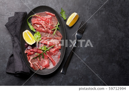 Marbled beef carpaccio 59712994
