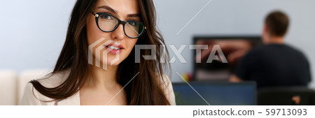 Adult beautiful happy smile fashion businesswoman 59713093