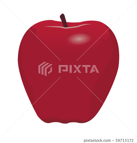 A red apple vector illustration 59713172