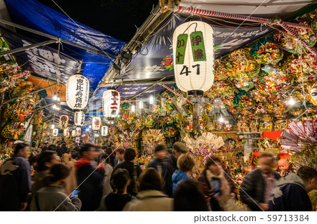 Hanazono Shrine Daigo Festival Flea Market - Stock Photo [59713384] - PIXTA