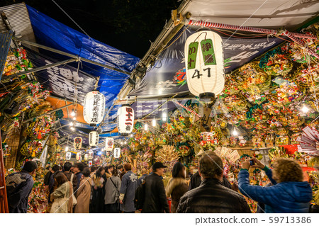 Hanazono Shrine Daigo Festival Flea Market - Stock Photo [59713386] - PIXTA